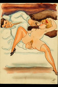 Hairy Pussy Porn Pictures Vintage Erotic Drawings